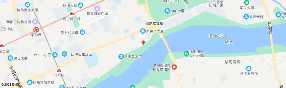 洛阳滨河北路定鼎立交桥西_公交站地图_洛阳公交_妙搜公交查询2025