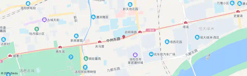 洛阳中州东路洛川街口_公交站地图_洛阳公交_妙搜公交查询2025