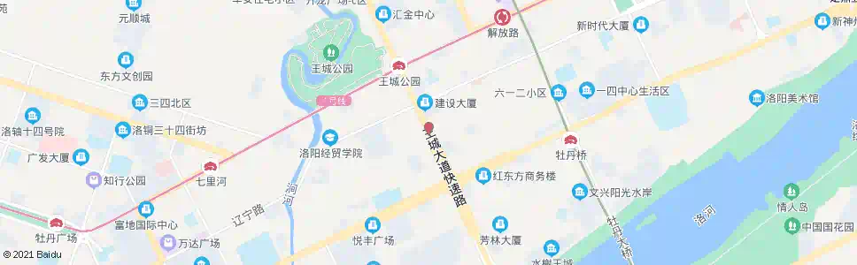 洛阳王城大道行署路口_公交站地图_洛阳公交_妙搜公交查询2025