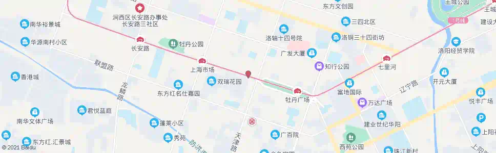 洛阳西苑路天津路口_公交站地图_洛阳公交_妙搜公交查询2025