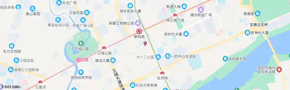 洛阳凯旋西路解放路口_公交站地图_洛阳公交_妙搜公交查询2025
