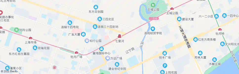 洛阳七里河_公交站地图_洛阳公交_妙搜公交查询2025