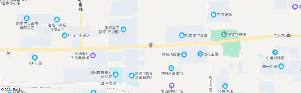 洛阳上寨西_公交站地图_洛阳公交_妙搜公交查询2025
