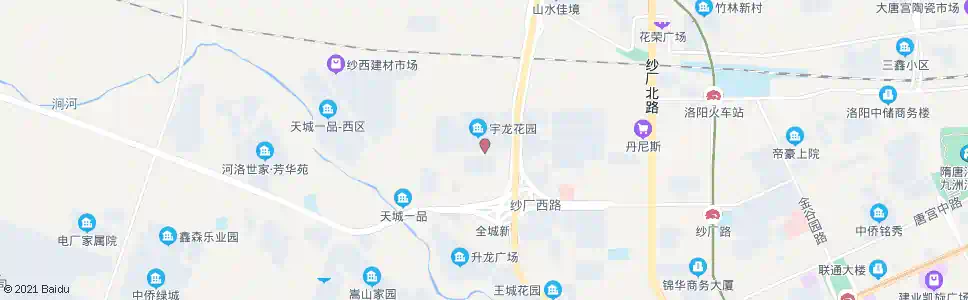 洛阳五女冢(纱厂西路涧滨北路口)_公交站地图_洛阳公交_妙搜公交查询2025
