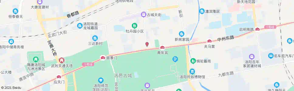 洛阳北大街中州东路口_公交站地图_洛阳公交_妙搜公交查询2025