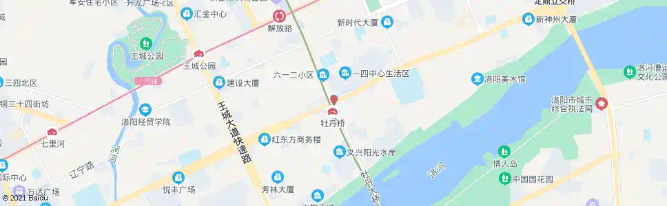 洛阳九都路解放路口_公交站地图_洛阳公交_妙搜公交查询2025