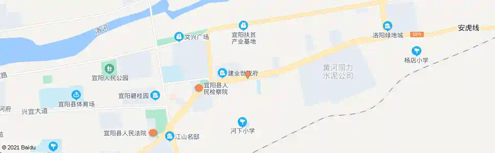 洛阳宜下路河下村_公交站地图_洛阳公交_妙搜公交查询2025