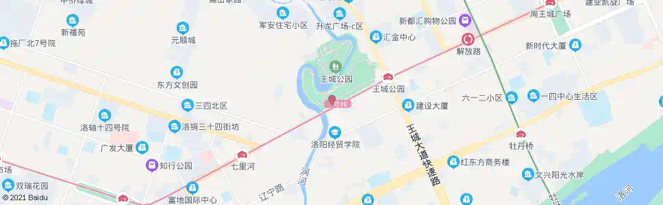 洛阳王城公园西门_公交站地图_洛阳公交_妙搜公交查询2025