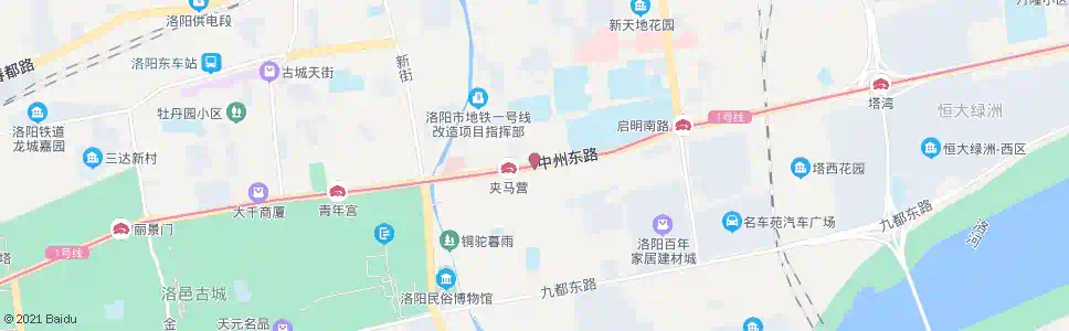 洛阳中州东路夹马营路口_公交站地图_洛阳公交_妙搜公交查询2025