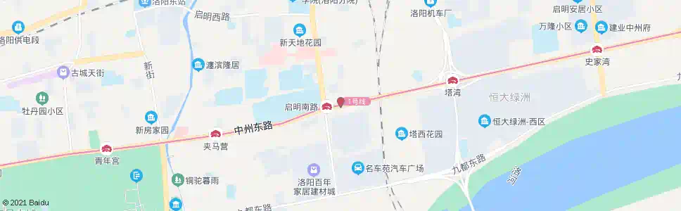 洛阳中州东路启明南路口_公交站地图_洛阳公交_妙搜公交查询2025