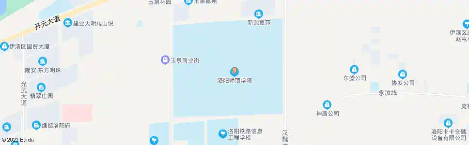 洛阳洛阳师范学院安乐校区(龙门大道隋唐城路口)_公交站地图_洛阳公交_妙搜公交查询2025