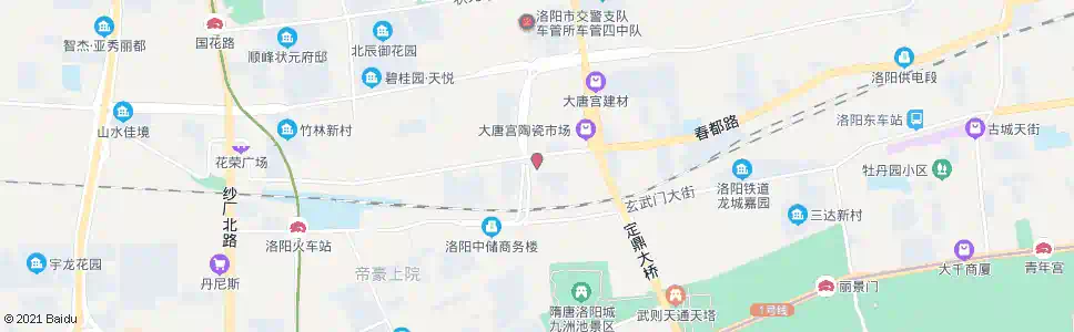 洛阳东城批发市场路口_公交站地图_洛阳公交_妙搜公交查询2025