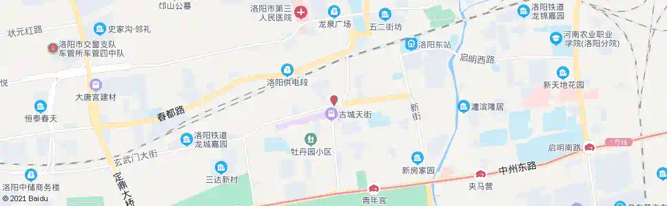 洛阳环城北路古仓街口_公交站地图_洛阳公交_妙搜公交查询2025