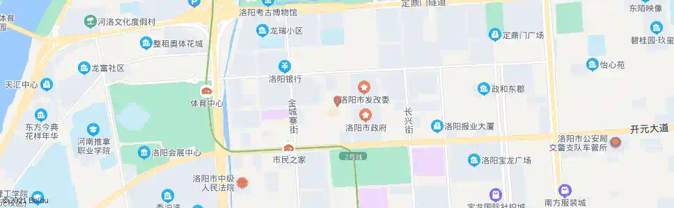 洛阳政和路市府西街口_公交站地图_洛阳公交_妙搜公交查询2025