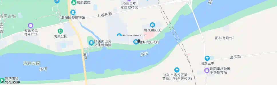 洛阳滨河北路启明南路口西_公交站地图_洛阳公交_妙搜公交查询2025
