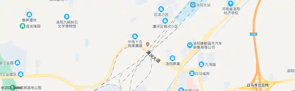 洛阳四通路铁路桥_公交站地图_洛阳公交_妙搜公交查询2025