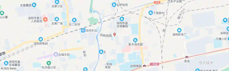 洛阳启明西路夹马营路口_公交站地图_洛阳公交_妙搜公交查询2025
