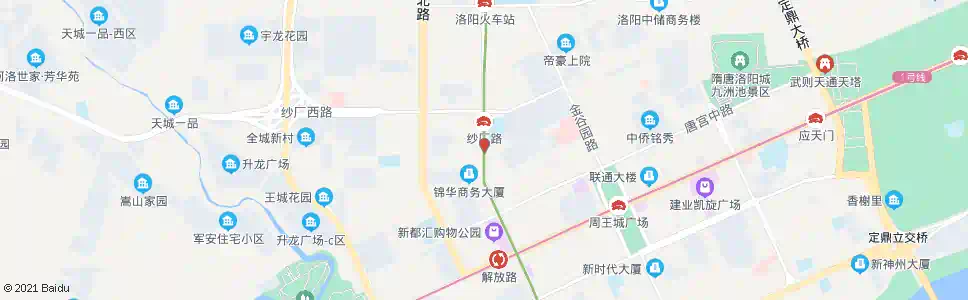 洛阳解放路纱厂东路口_公交站地图_洛阳公交_妙搜公交查询2025