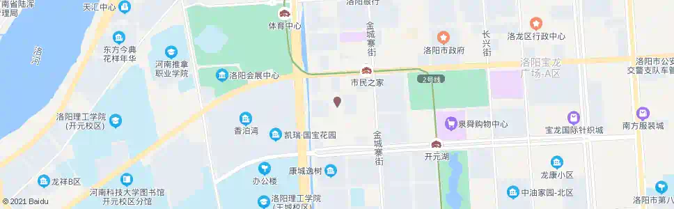 洛阳体育中心_公交站地图_洛阳公交_妙搜公交查询2025