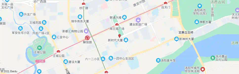 洛阳凯旋西路人民路口_公交站地图_洛阳公交_妙搜公交查询2025
