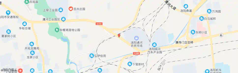 洛阳小李村立交桥西_公交站地图_洛阳公交_妙搜公交查询2025