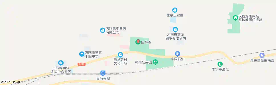 洛阳洛常路白马寺路口_公交站地图_洛阳公交_妙搜公交查询2025