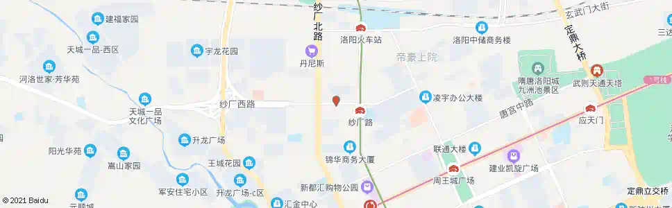 洛阳纱厂路口东_公交站地图_洛阳公交_妙搜公交查询2025