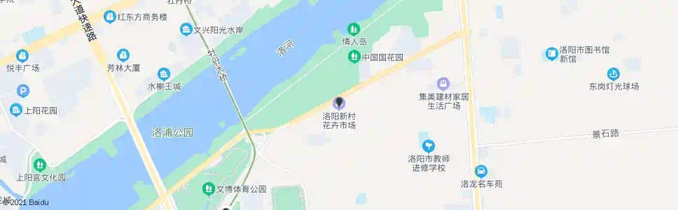 洛阳新村花卉市场_公交站地图_洛阳公交_妙搜公交查询2025