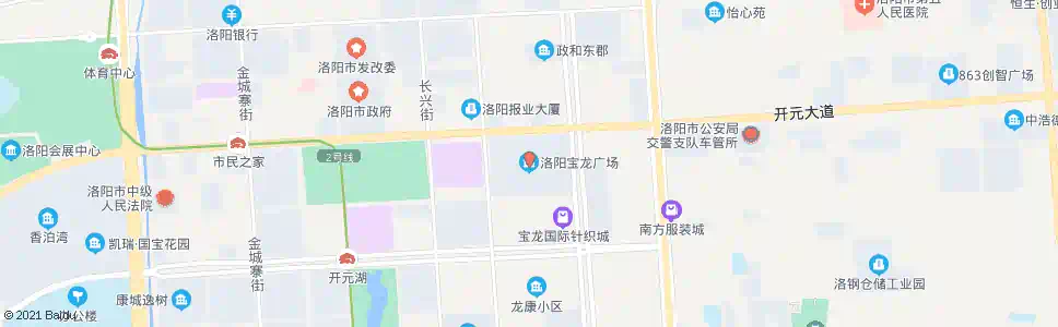 洛阳宝龙城市广场(开元大道厚载门街口)_公交站地图_洛阳公交_妙搜公交查询2025