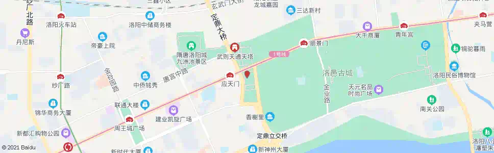 洛阳定鼎南路中州中路口_公交站地图_洛阳公交_妙搜公交查询2025