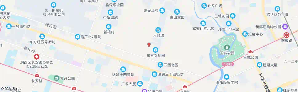 洛阳泰山路建设路口_公交站地图_洛阳公交_妙搜公交查询2025