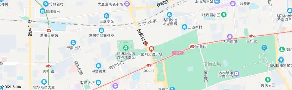 洛阳定鼎大桥南_公交站地图_洛阳公交_妙搜公交查询2025