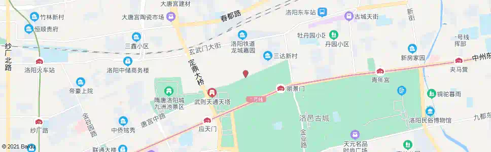 洛阳唐宫东路三通巷口_公交站地图_洛阳公交_妙搜公交查询2025