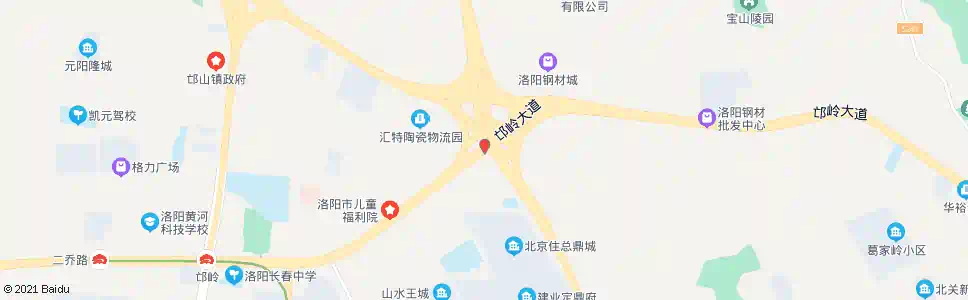 洛阳定鼎北路三一零国道口_公交站地图_洛阳公交_妙搜公交查询2025