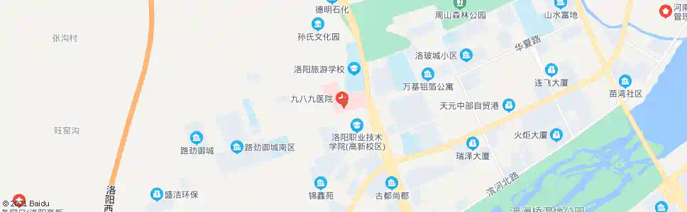 洛阳一五零医院_公交站地图_洛阳公交_妙搜公交查询2025