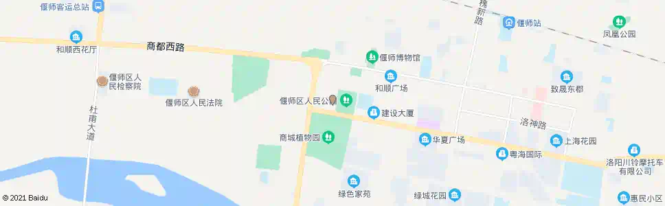 洛阳盛德美南(招呼站)_公交站地图_洛阳公交_妙搜公交查询2025
