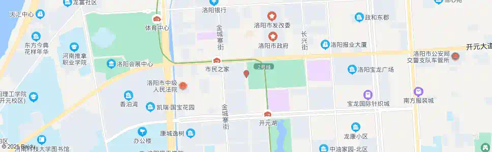 洛阳永泰街开元大道口南_公交站地图_洛阳公交_妙搜公交查询2025