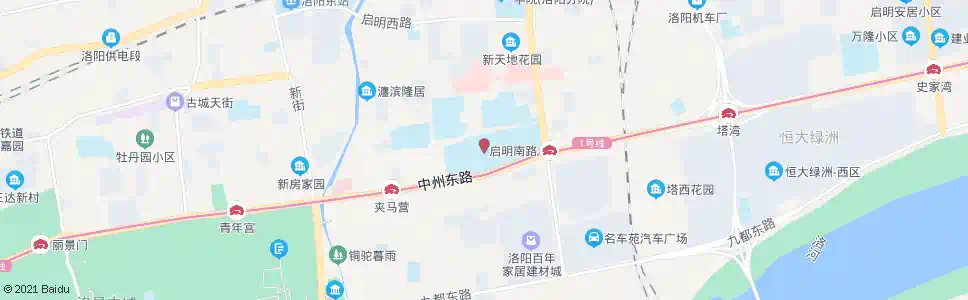 洛阳河南林业职业学院(中州东路洛川街口)_公交站地图_洛阳公交_妙搜公交查询2025