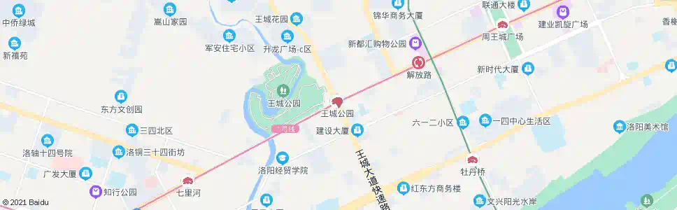洛阳王城大道中州中路口_公交站地图_洛阳公交_妙搜公交查询2025