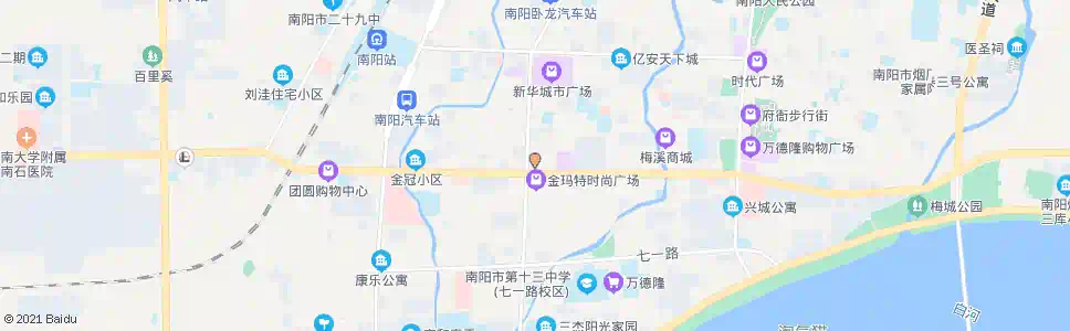 南阳南都宾馆_公交站地图_南阳公交_妙搜公交查询2025