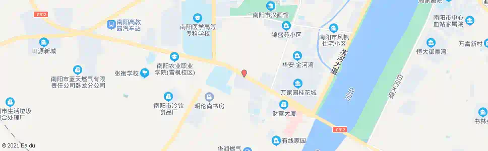 南阳明伦现代城_公交站地图_南阳公交_妙搜公交查询2025