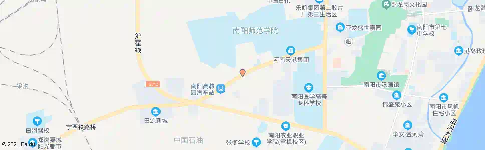 南阳十二里河_公交站地图_南阳公交_妙搜公交查询2025
