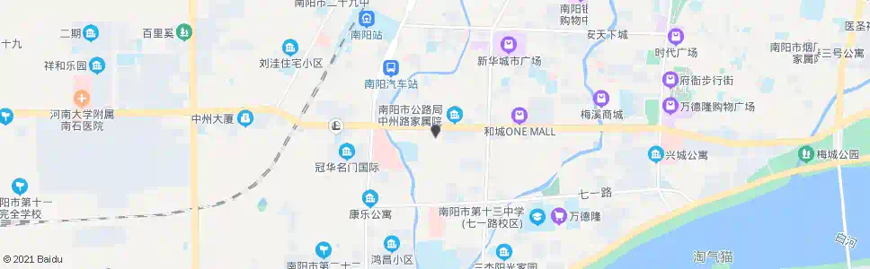 南阳南阳胸科医院_公交站地图_南阳公交_妙搜公交查询2025