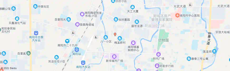 南阳名门华府(八一路口)_公交站地图_南阳公交_妙搜公交查询2025