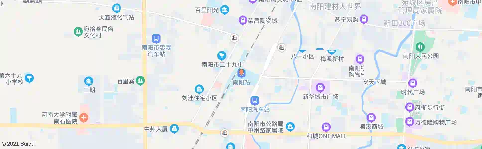 南阳火车站(车站路)_公交站地图_南阳公交_妙搜公交查询2025