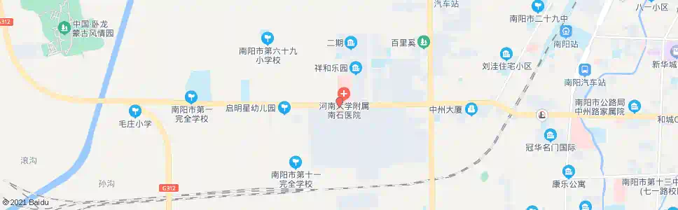 南阳南石医院_公交站地图_南阳公交_妙搜公交查询2025
