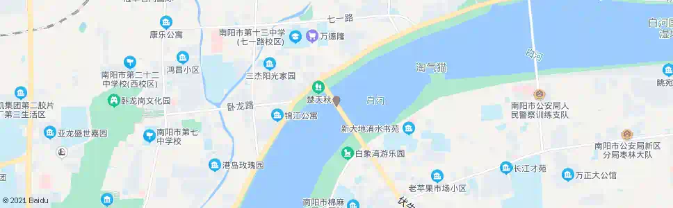 南阳卧龙大桥(西)_公交站地图_南阳公交_妙搜公交查询2025