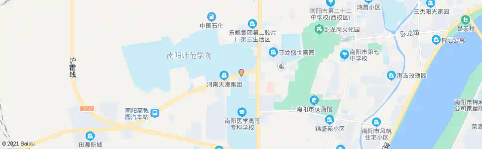 南阳南阳师院_公交站地图_南阳公交_妙搜公交查询2025