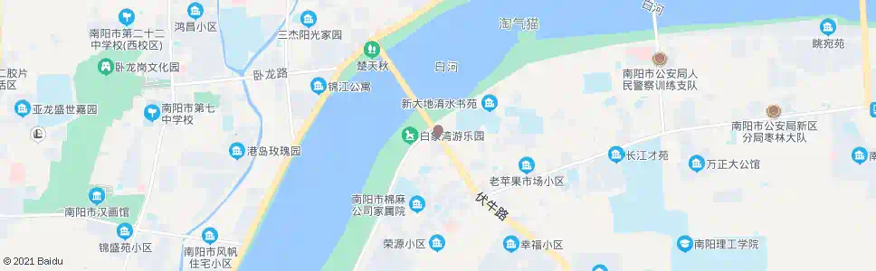 南阳白河路伏牛路口_公交站地图_南阳公交_妙搜公交查询2025