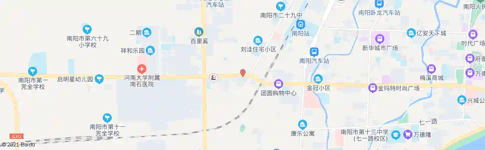 南阳中州路百里溪路口_公交站地图_南阳公交_妙搜公交查询2025